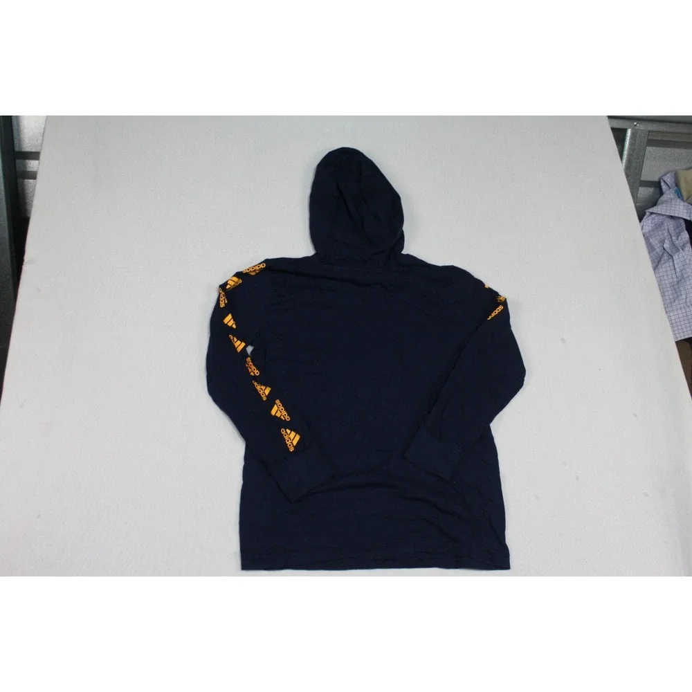 Adidas Youth Boy Blue Sweat Shirt Hoodie Long Sleeve Size Medium